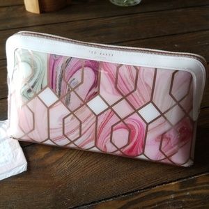 Ted Baker rose gold  Sea of Clouds makeup bag
